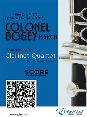cover image of Clarinet Quartet Score of "Colonel Bogey"